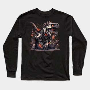 Boneless skeleton dinosaur Long Sleeve T-Shirt